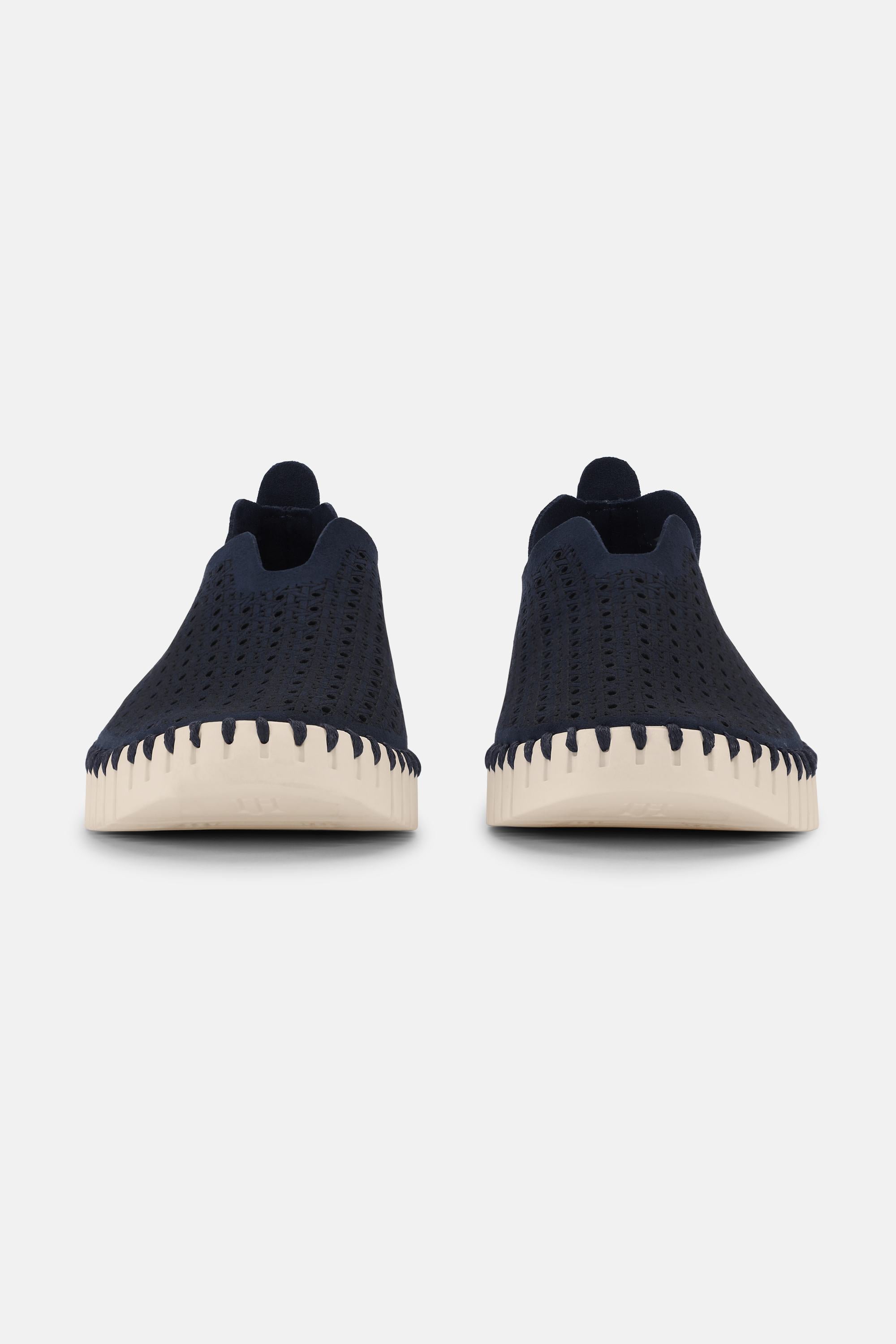 Tulip Sko - Dark Indigo Pearled Ivory